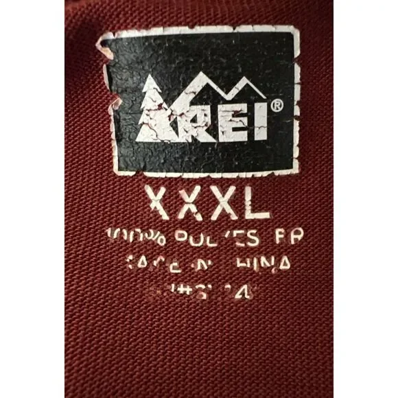 REI Mens 3XL Red Short Sleeve Outdoors Lightweight T-Shirt - Picture 4 of 4